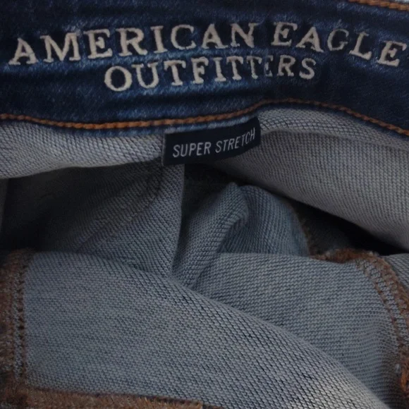 American Eagle Outfitters Super Stretch Jeggings Size 4 Graphic Art Design - Picture 16 of 16